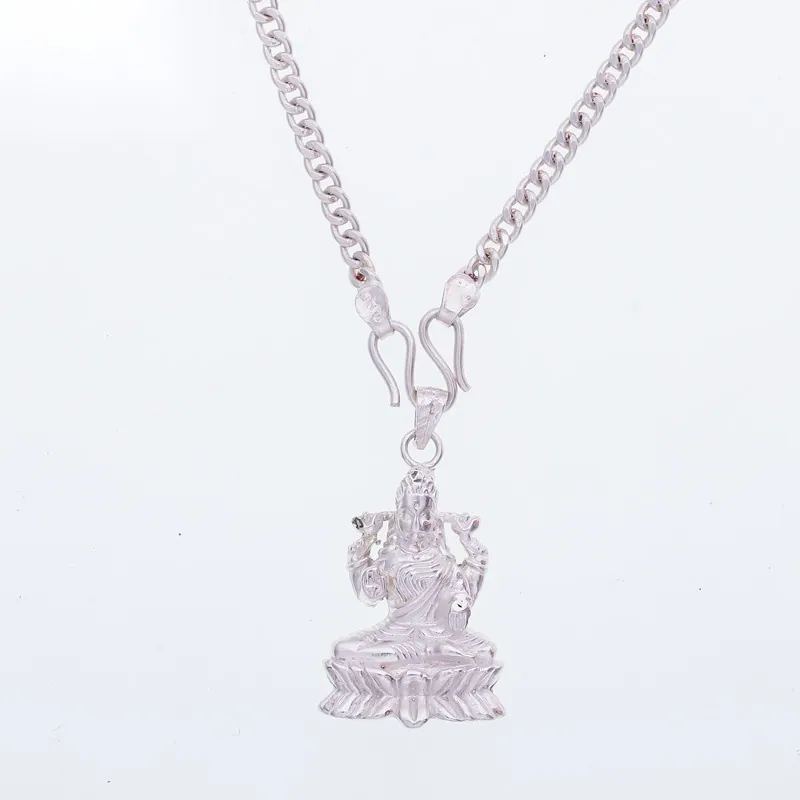 Silver Laxmi Pendant