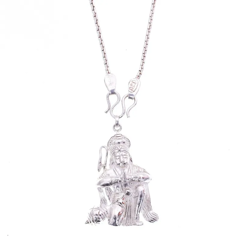 Silver Hanuman Pendant