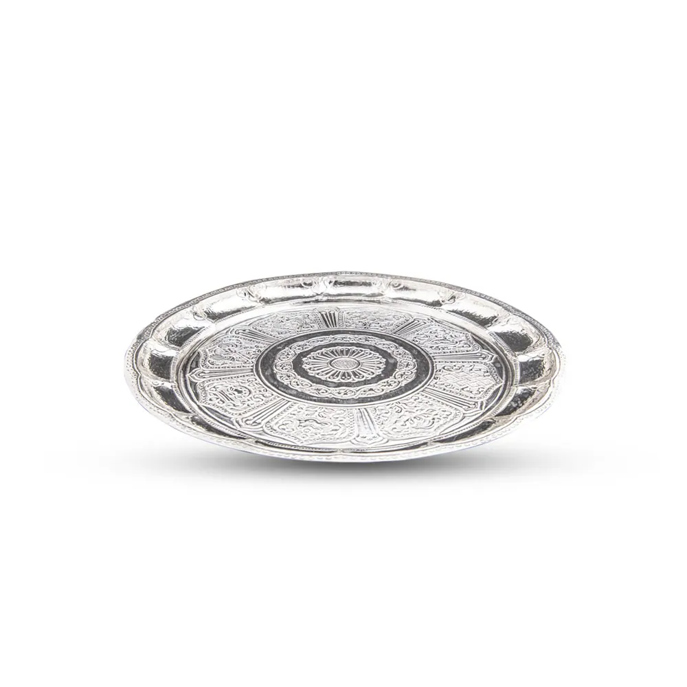 Silver Puja Butta Thali